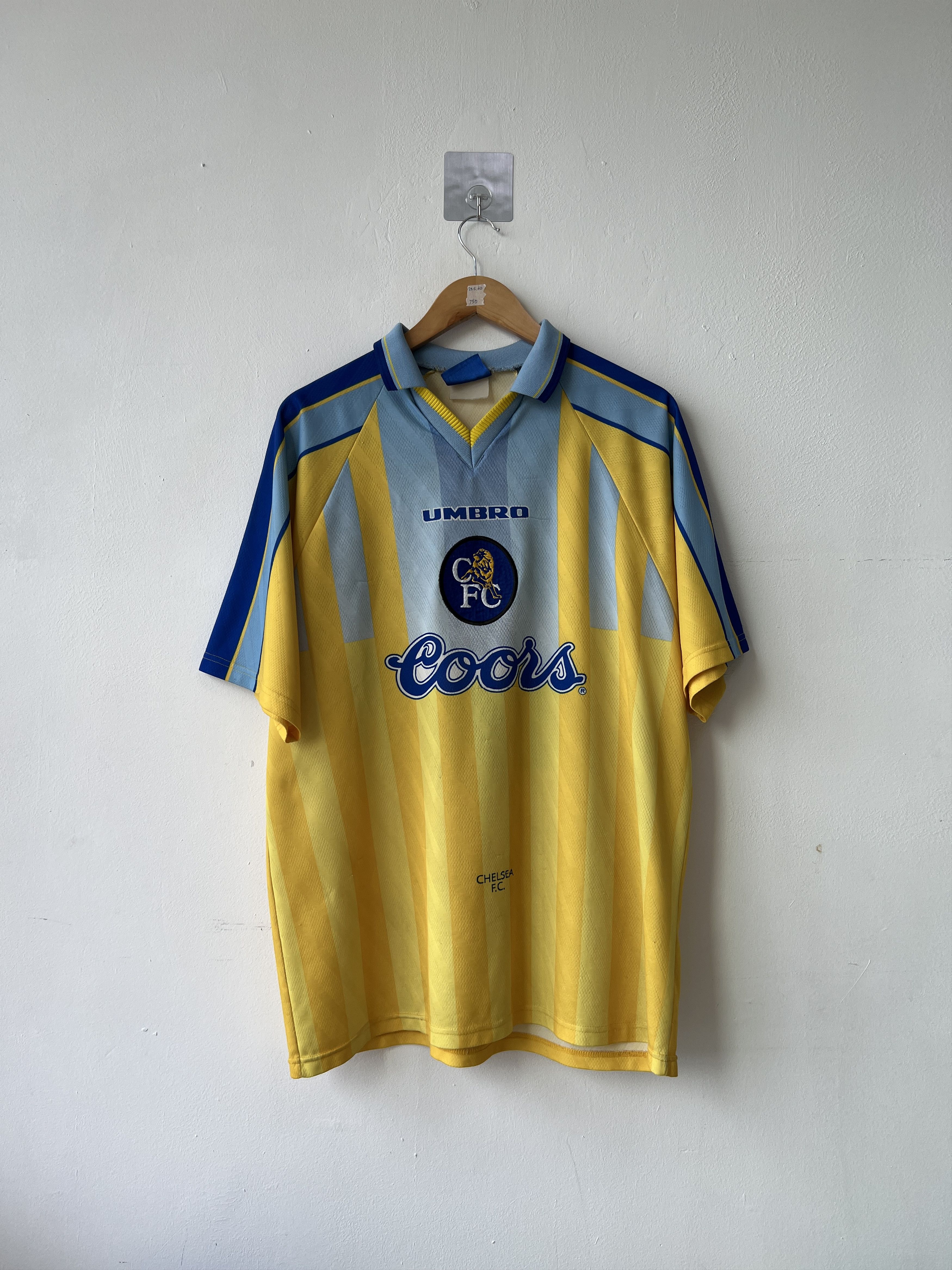 Umbro (XL) Chelsea 1996-97 Away Kit Zola #25 Size US XL / EU 56 / 4 - 2 Thumbnail