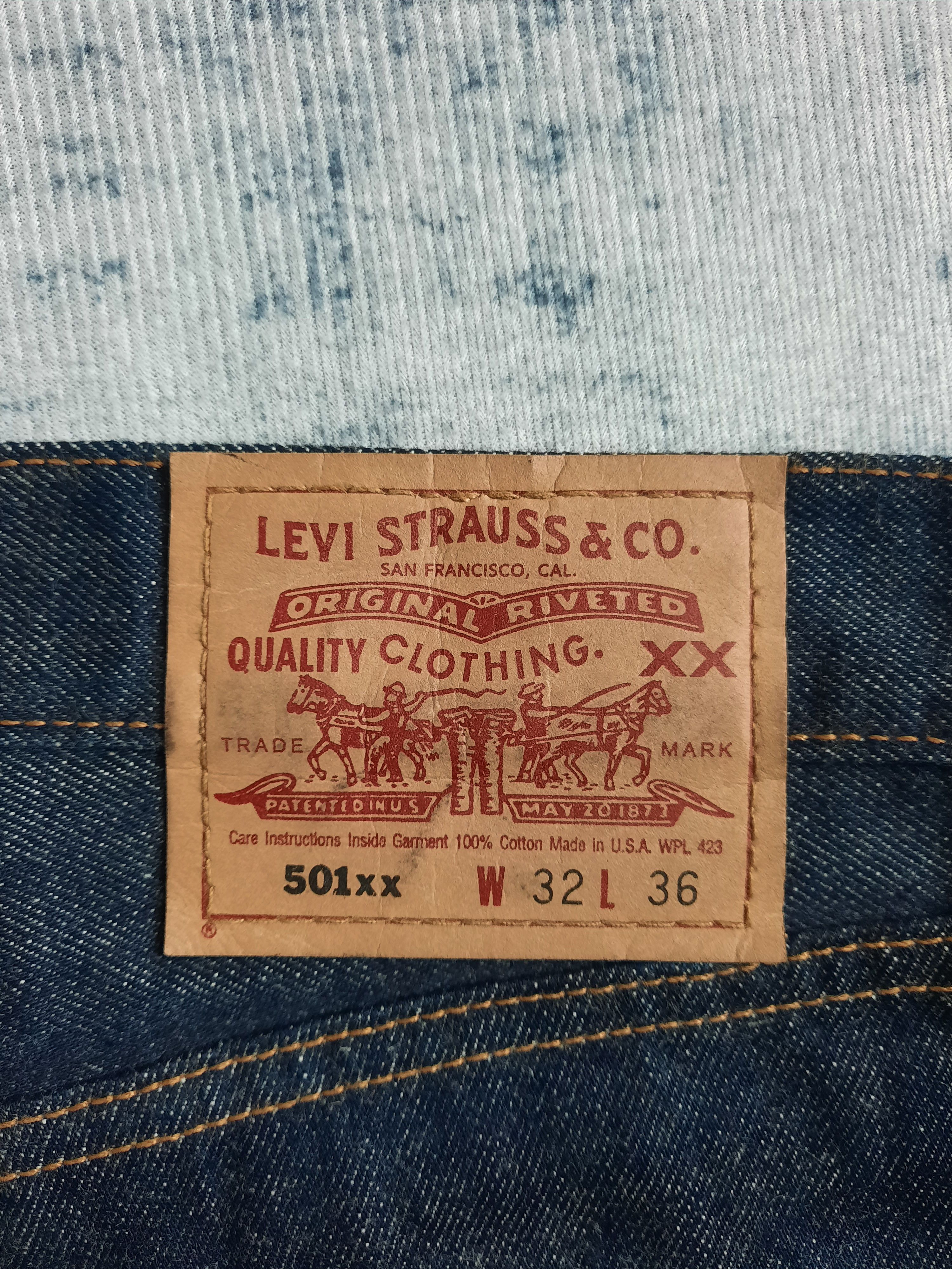 Levi's 🔥Vintage 90s levis 501xx made in usa indigo denim jeans Size US 31 - 9 Thumbnail