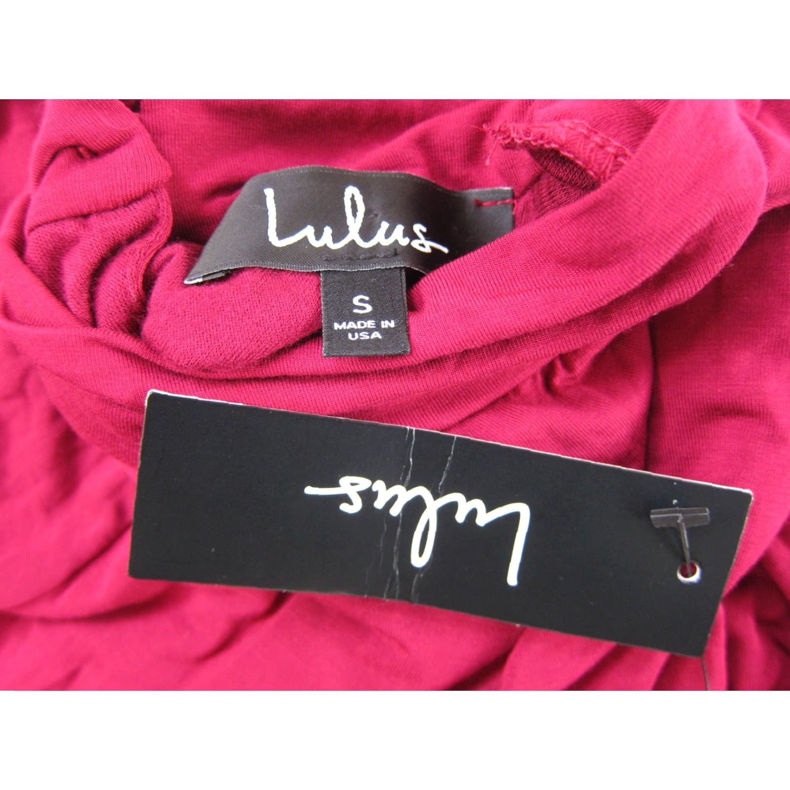 Lulus Lulus NWT Magenta Pink Long Sleeve Mock Neck Dress Small Dress Size S / US 4 / IT 40 - 3 Thumbnail