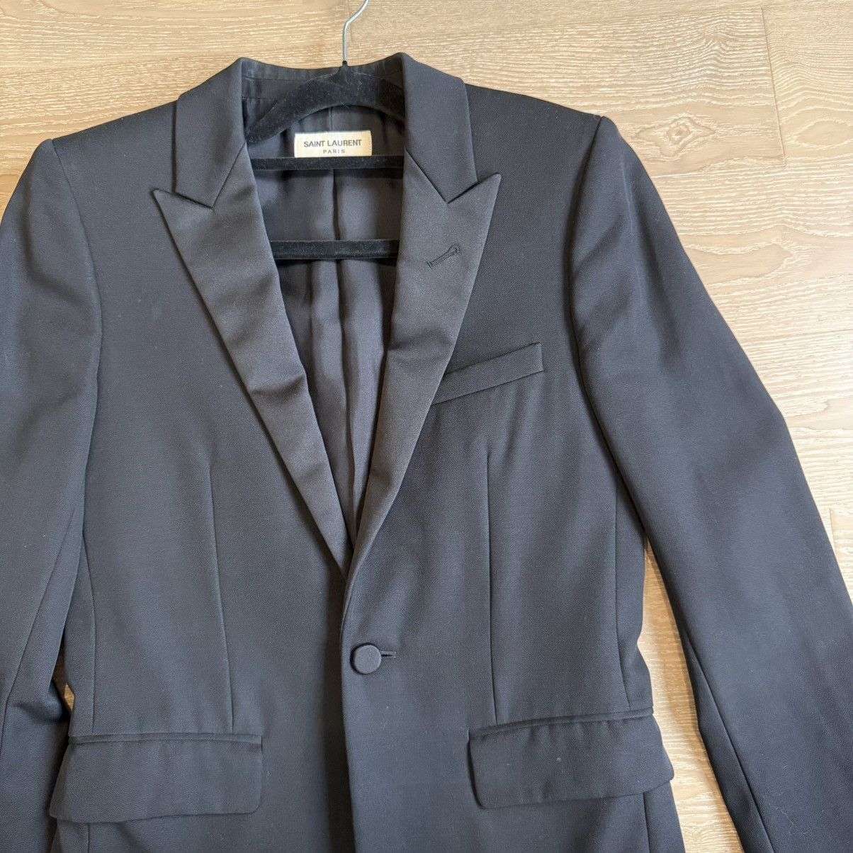 Saint Laurent Paris S 42 Saint Laurent Paris 16SS YYL99 Classic Smoking Suit Size US XS / EU 42 / 0 - 2 Thumbnail