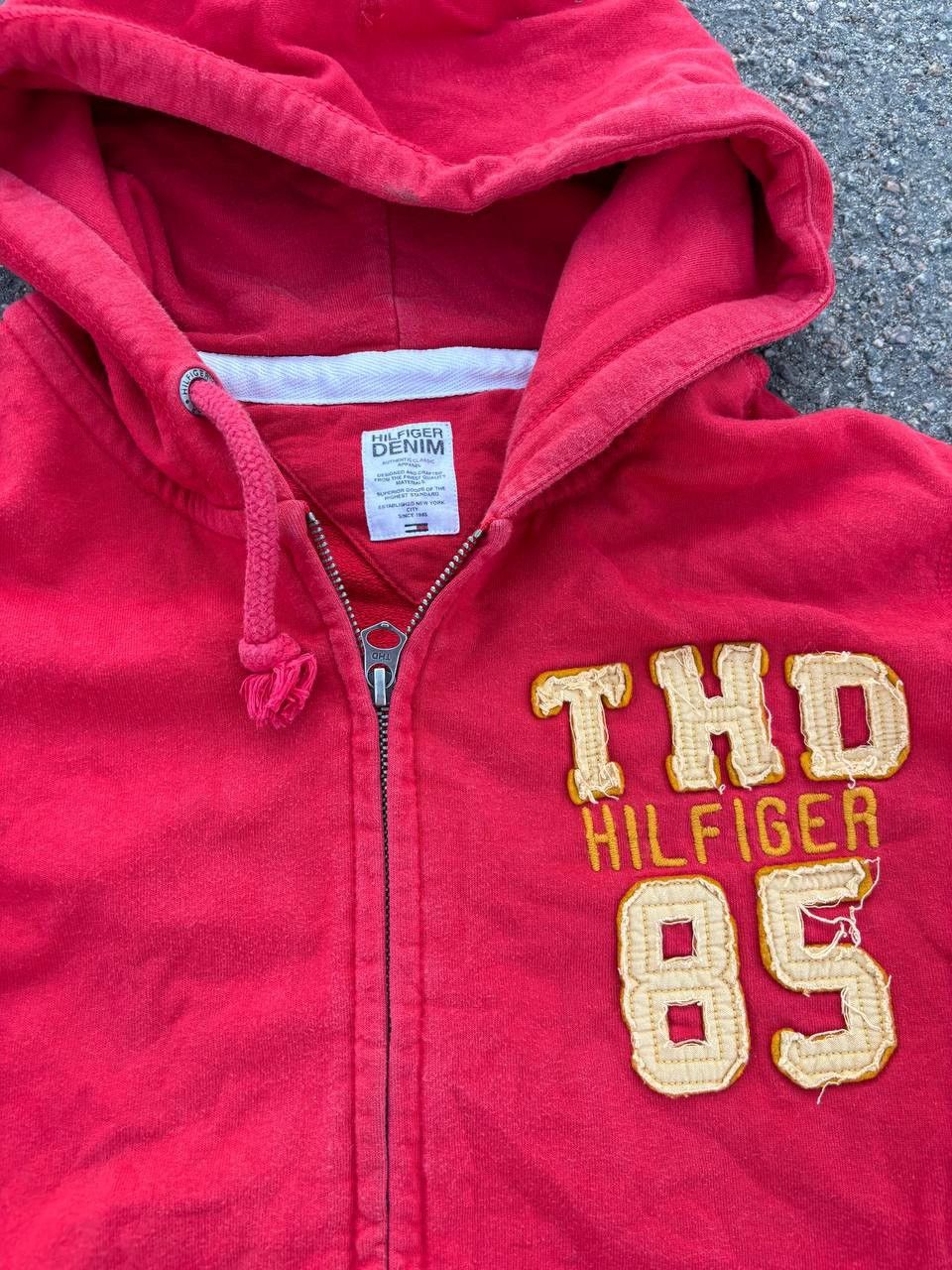 Tommy Hilfiger × Vintage Vintage Y2K Tommy Hilfiger Zip Hoodie Embroidered Logo Rap Size US M / EU 48-50 / 2 - 2 Thumbnail