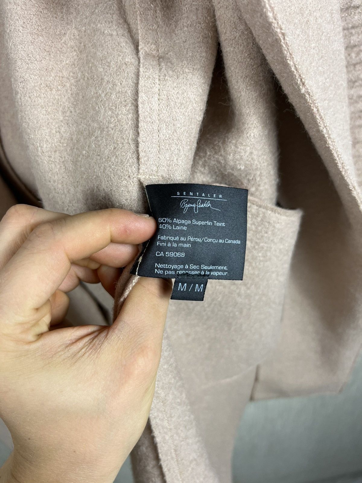 Other Bojana Sentaler dyed superfine alpaca wool coat designer Size M / US 6-8 / IT 42-44 - 19 Thumbnail