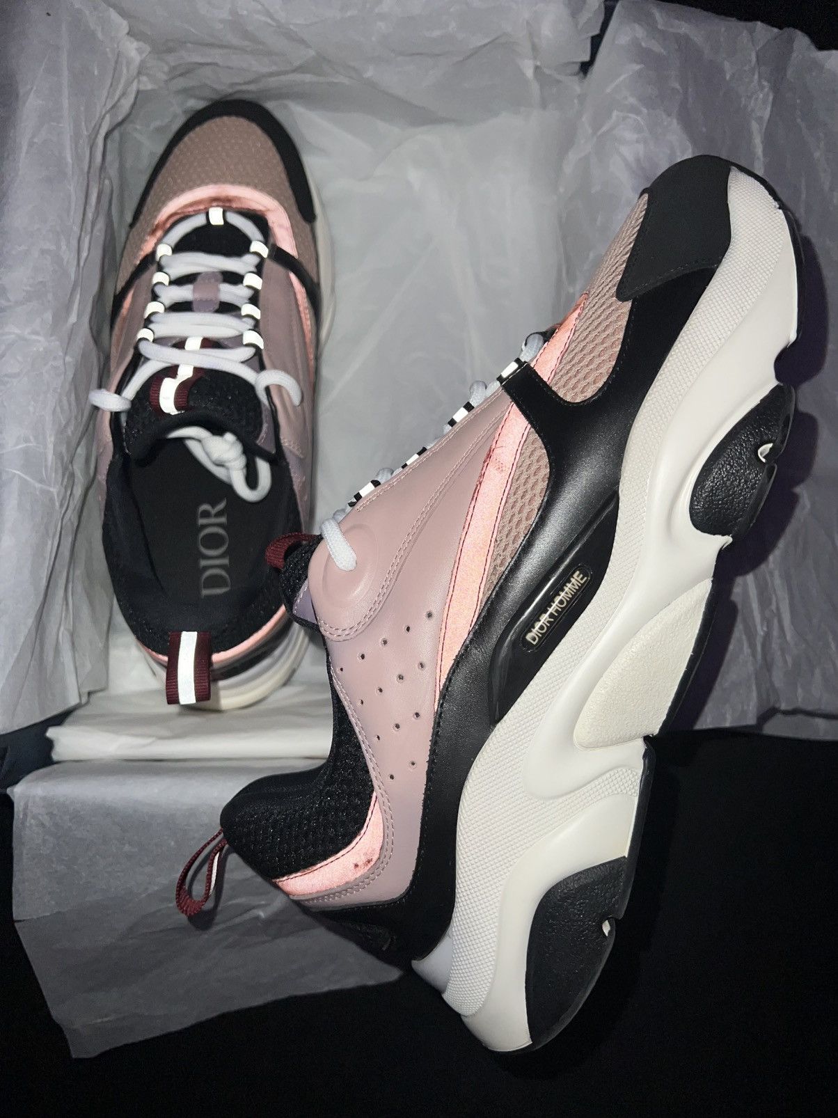 Dior Christian Dior B22 “Pink/Black” Size US 11 / EU 44 - 6 Thumbnail
