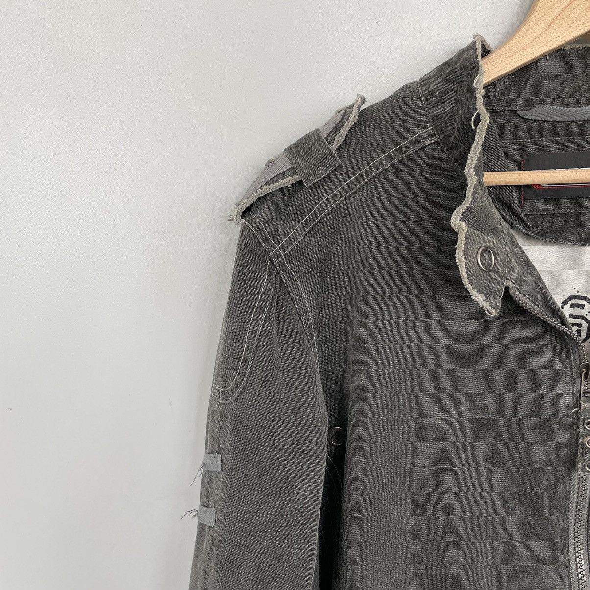 Japanese Brand × Vintage Vintage distressed avantgarde denim jacket style Balenciaga Size US L / EU 52-54 / 3 - 4 Thumbnail