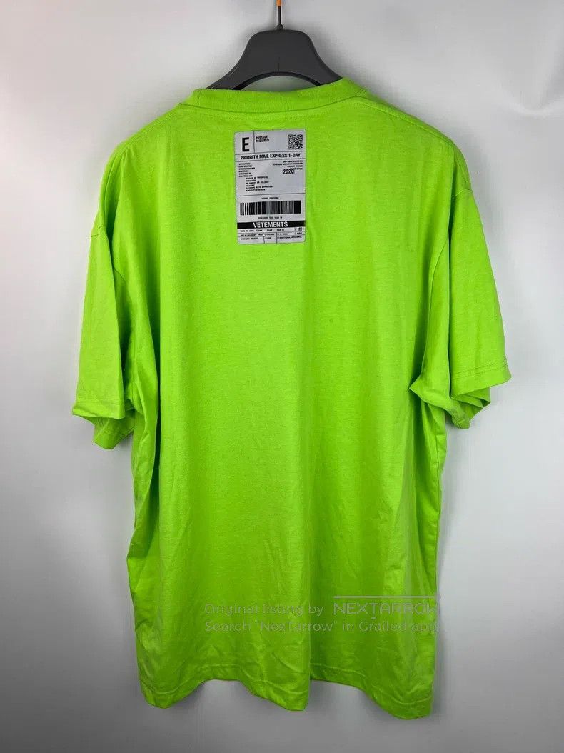Vetements Vetements Classic Avocado Green Tag Short Sleeve Size US XL / EU 56 / 4 - 4 Thumbnail