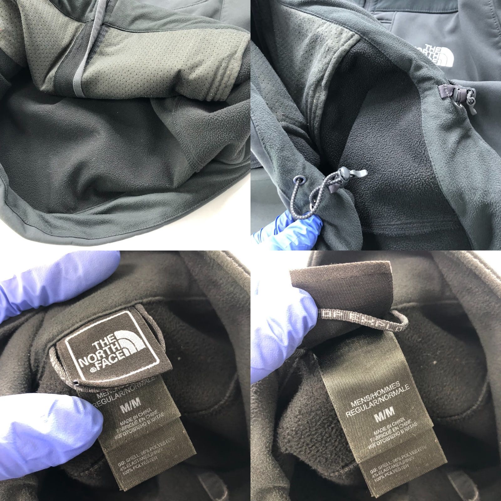 The North Face The North Face Medium Gray Mens TNF Apex Softshell Mock Neck Jacket Mens Regular Small? Size US M / EU 48-50 / 2 - 8 Thumbnail