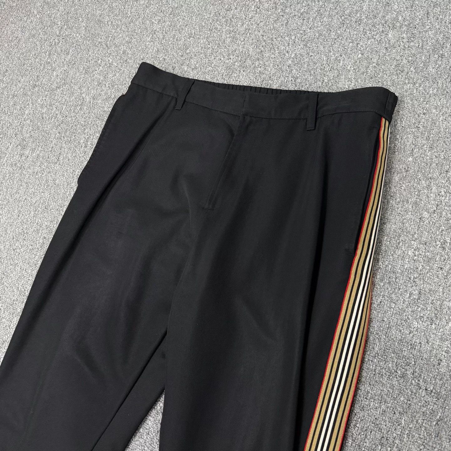 Burberry Burberry Black Classic Side Stripe 52 99 New Pants Size US 36 / EU 52 - 3 Thumbnail