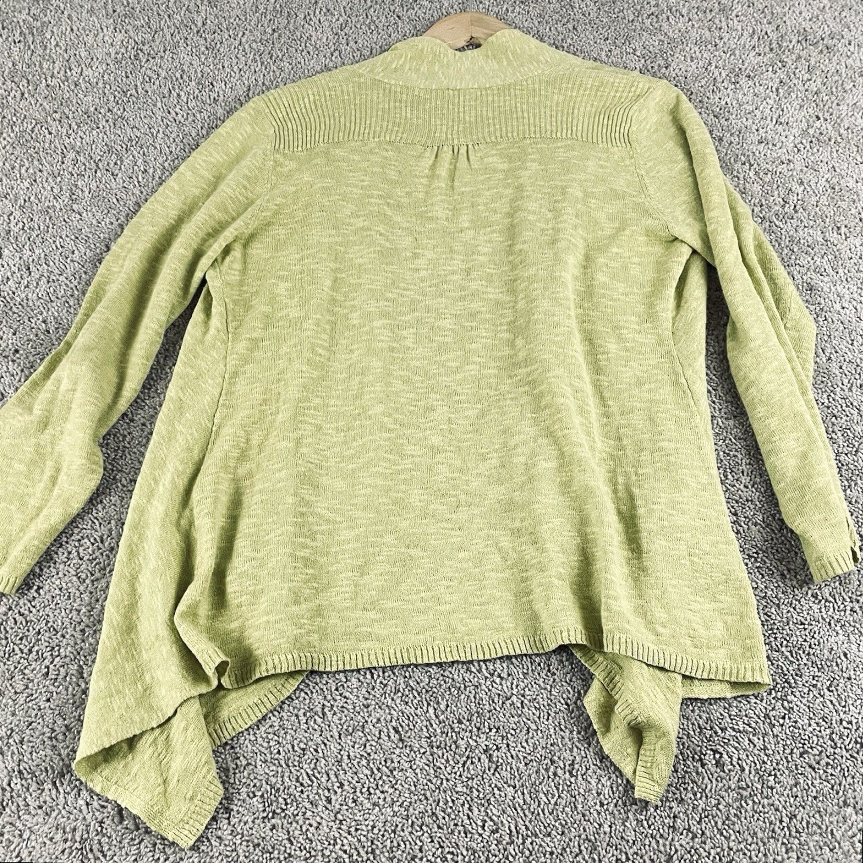 Eileen Fisher Eileen Fisher Cardigan Medium Linen Open Handkerchief Hem Quiet Luxury 166 Size M / US 6-8 / IT 42-44 - 3 Thumbnail