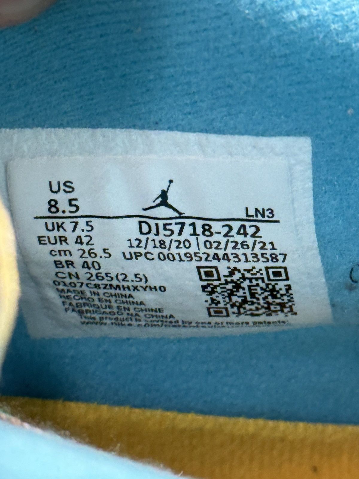 Jordan Brand × Union LA Unión X Jordan Retro 4 ‘Taupe Haze’ Size US 8.5 / EU 41-42 - 6 Thumbnail
