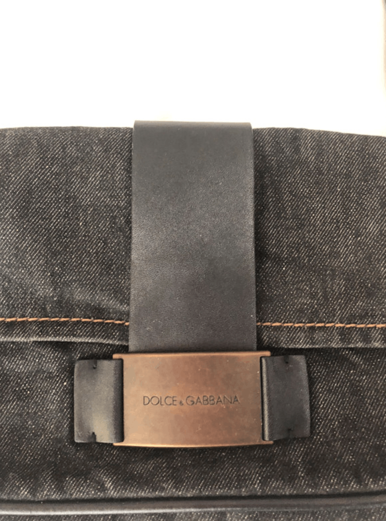 Dolce & Gabbana × Vintage Dolce Gabbana Bag Shoulder Purse Denim Small Vintage Size ONE SIZE - 4 Thumbnail