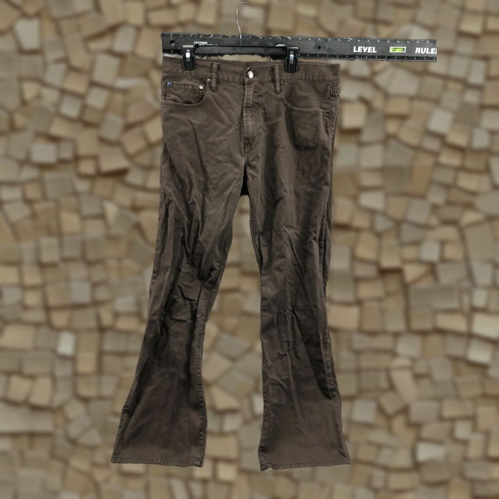 Gap Gap 1969 Jeans Standard Straight 34x32 Mens Medium Wash Beige Denim Cotton Blend Belt Loops 5-Pocket Regular Rise Mid Size US 34 / EU 50 - 1 Thumbnail