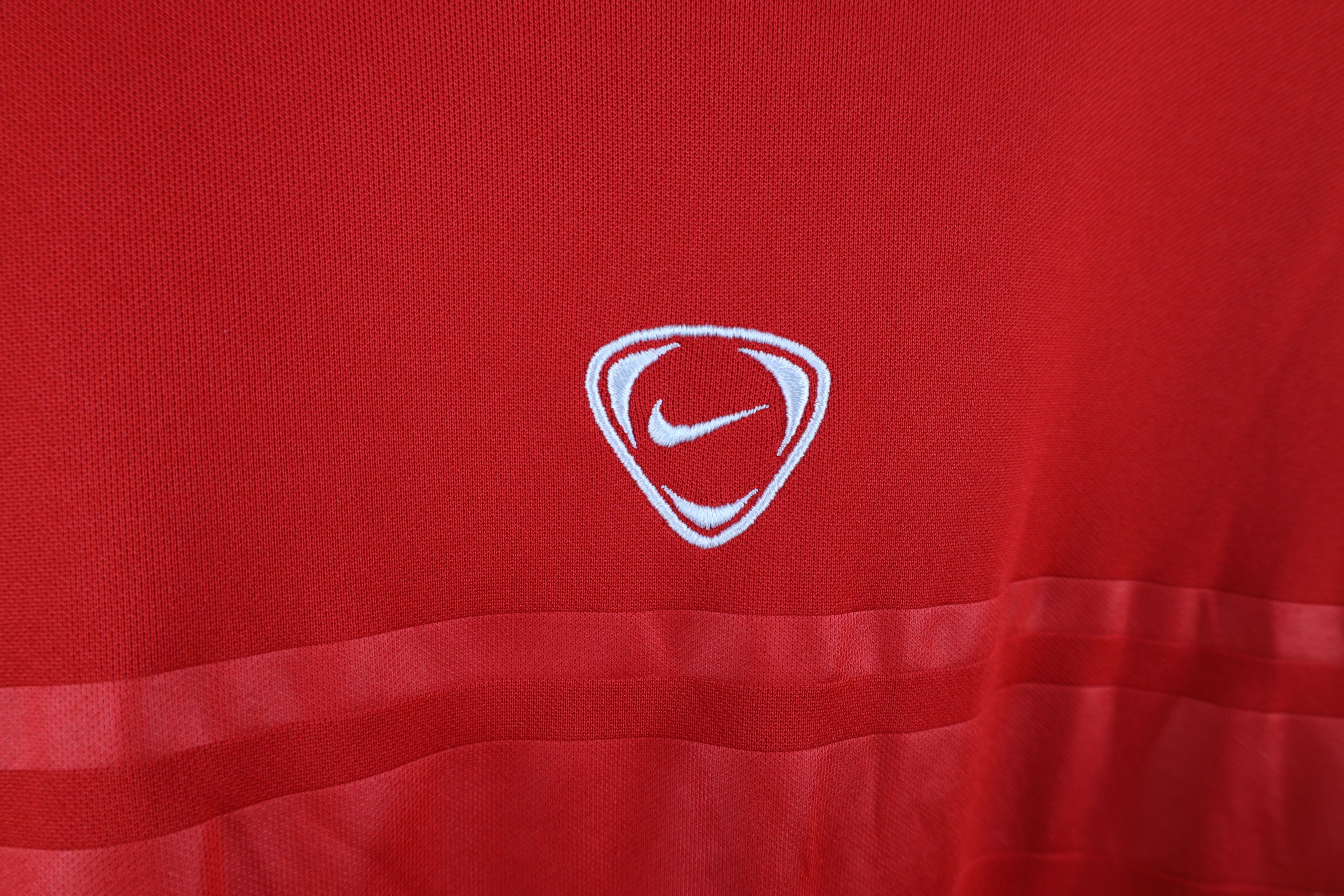 Nike × Vintage Vintage Nike Total 90 Center Swoosh Soccer Jersey Football Size US L / EU 52-54 / 3 - 4 Thumbnail
