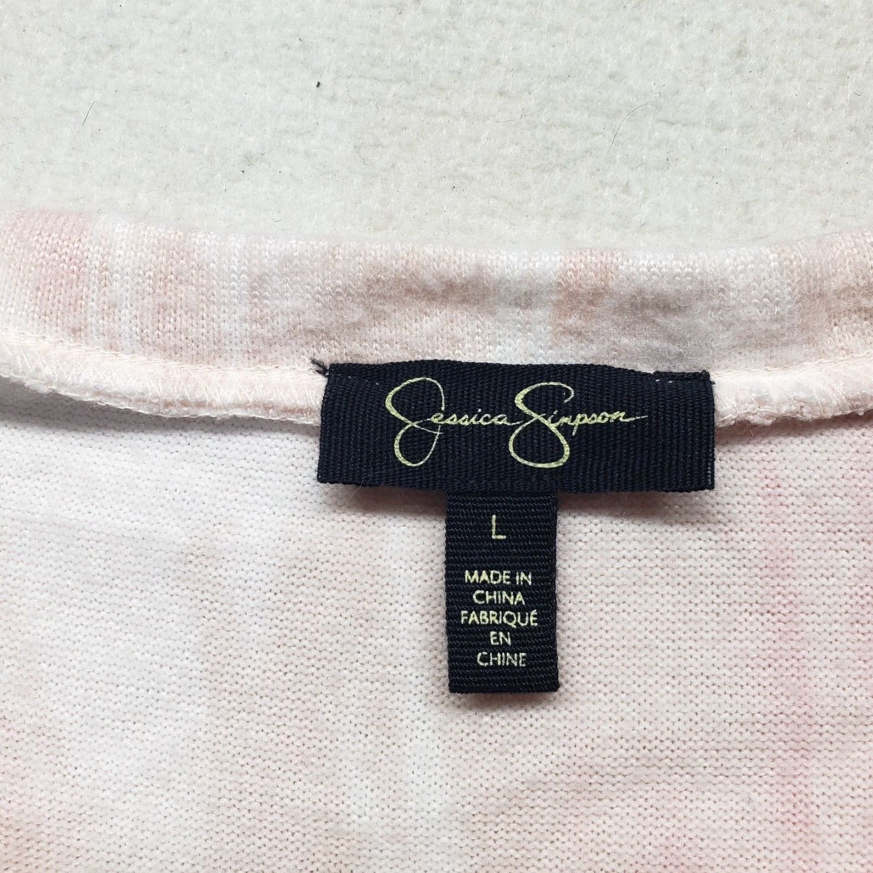 Jessica Simpson Jessica Simpson Sweater Women's Long Sleeve Pink Tie Dye L Adult Womens Colorful 90s? Size L / US 10 / IT 46 - 2 Thumbnail