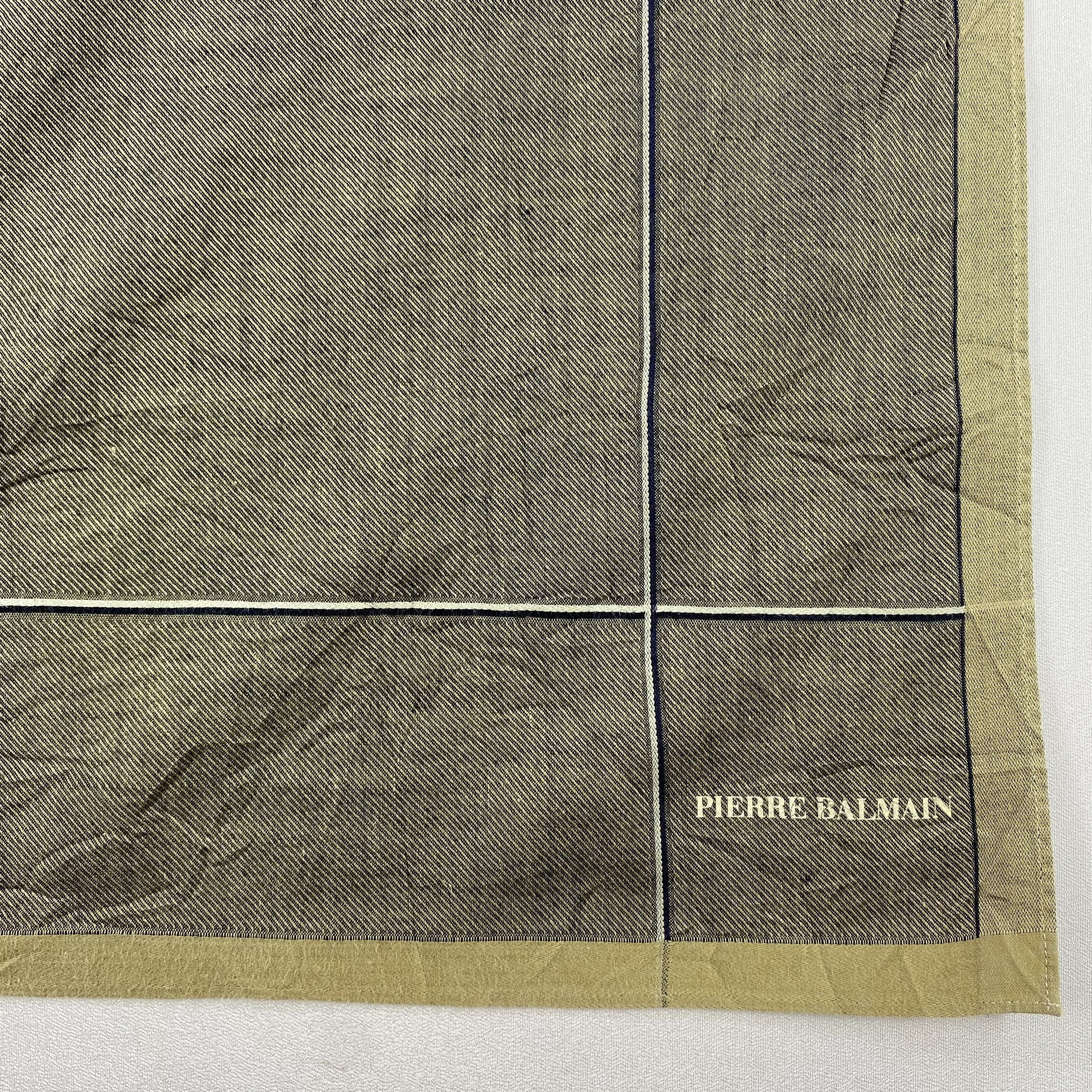 Pierre Balmain × Vintage Pierre Balmain Bandana/ Handkerchief / Neckerchief Size ONE SIZE - 3 Thumbnail