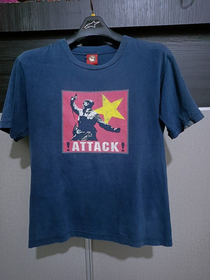 Japanese Brand Vintage Y2K WASHFIRST® “ATTACK!” Graphic Tee Size US M / EU 48-50 / 2 - 1 Thumbnail