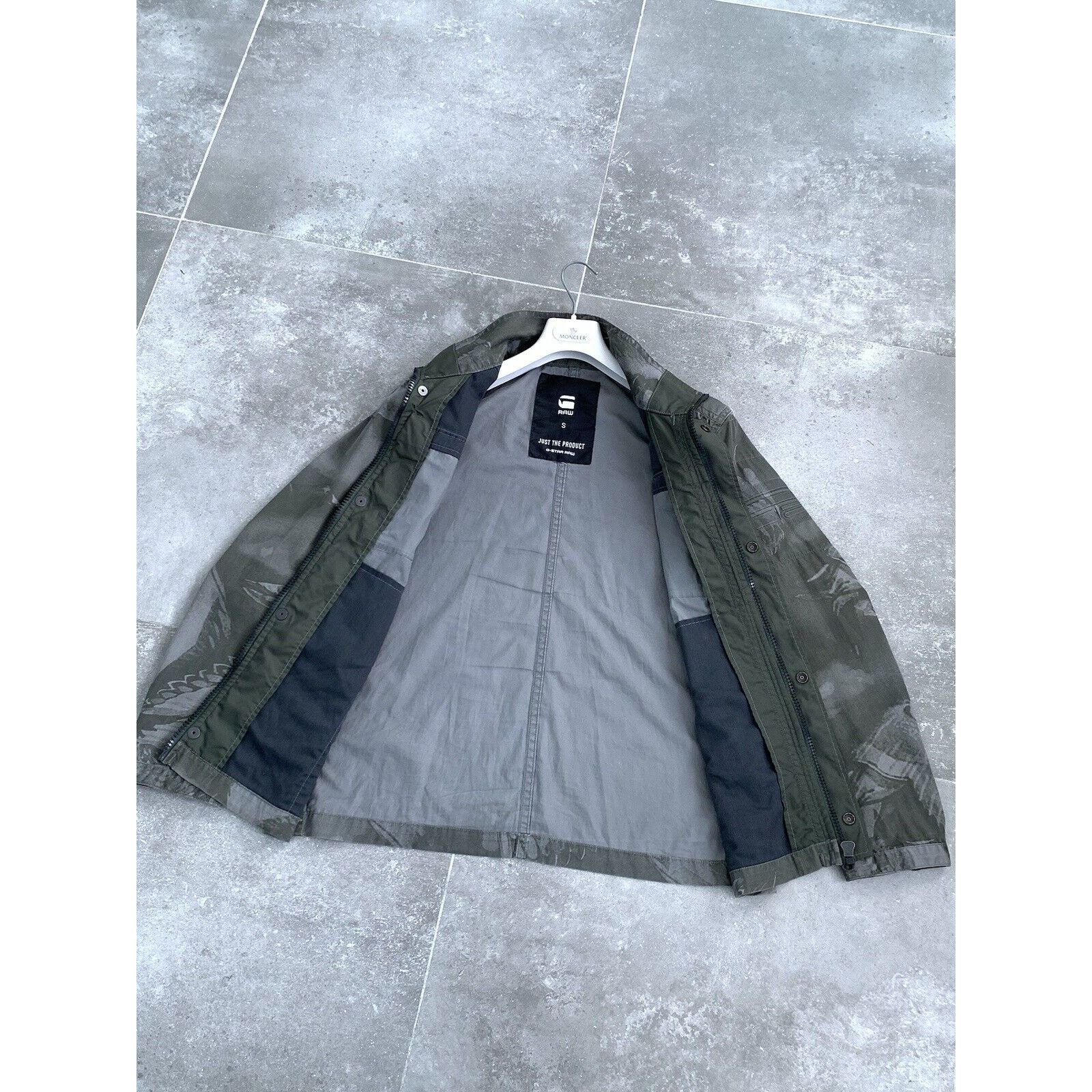 G-Star Men's G-STAR Raw Camo Overshirt Military Coat Jacket S EU 46 Size US S / EU 44-46 / 1 - 20 Thumbnail