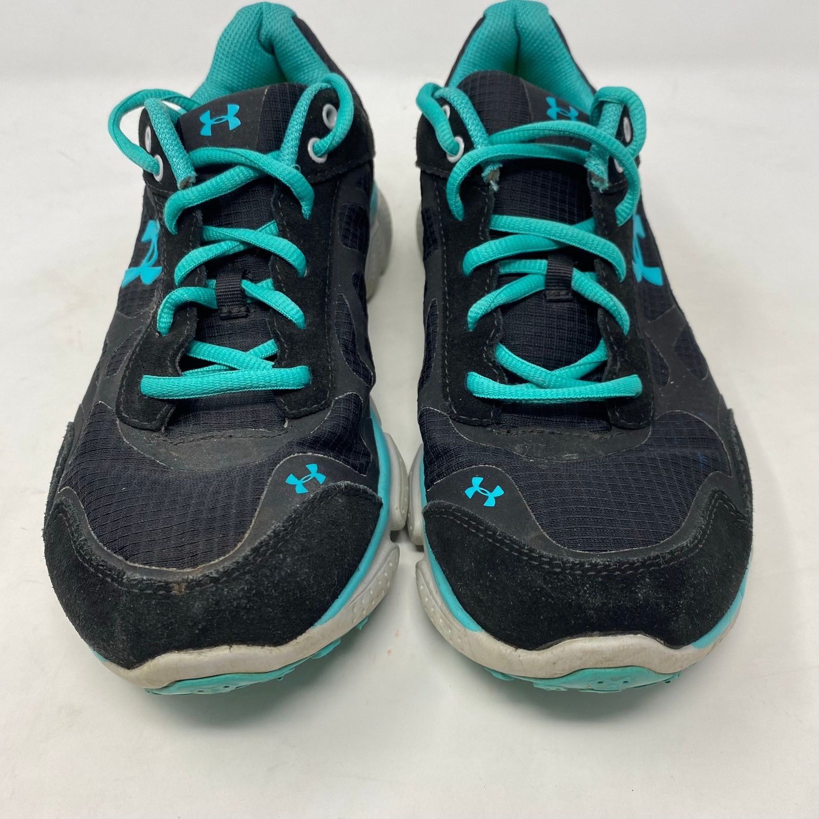 Under Armour Under Armour UA Thrill Running Shoes Black Teal Womens 8.5 Size US 8.5 / IT 38.5 - 3 Thumbnail
