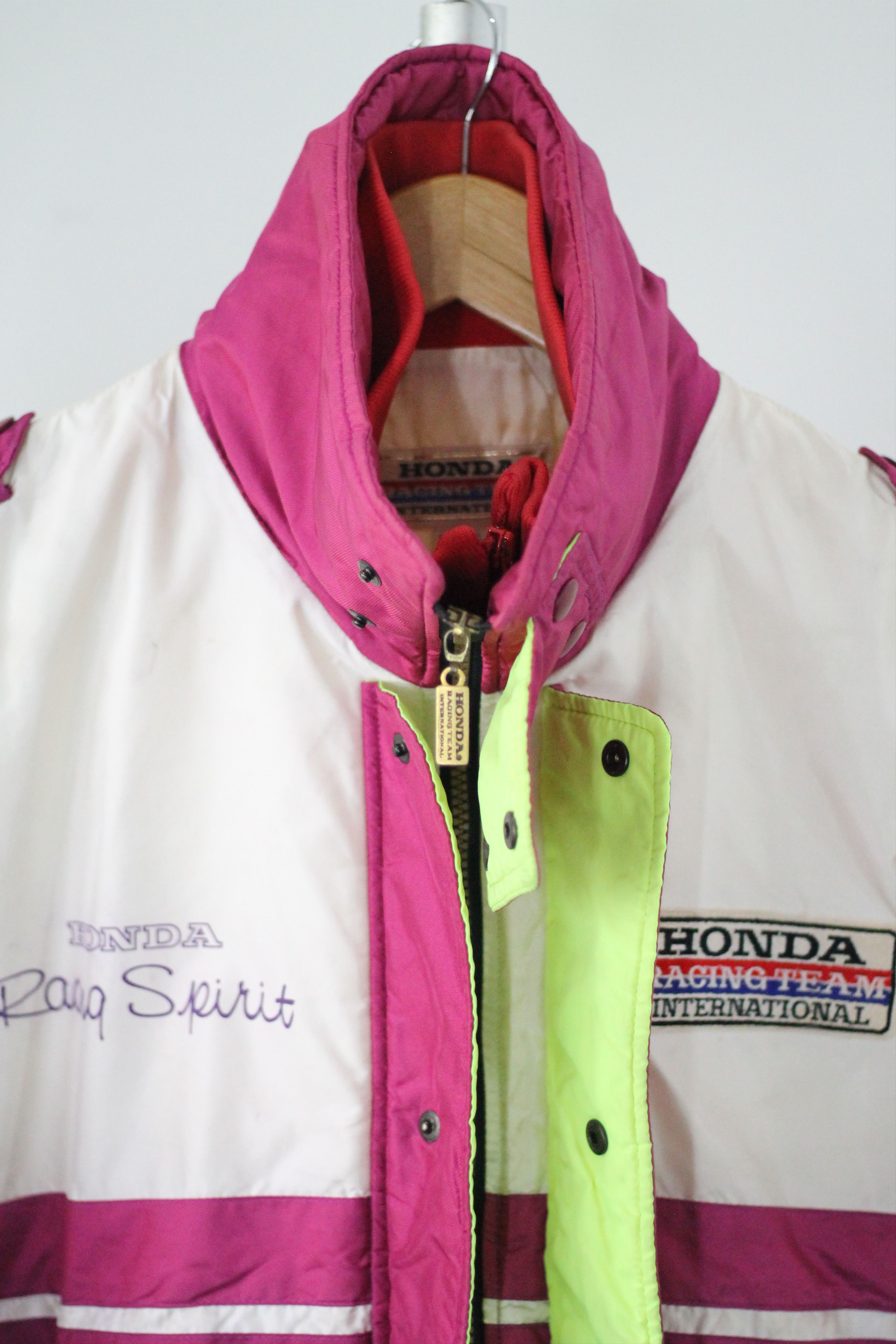Honda × Vintage RARE! Vintage HONDA INTERNATIONAL RACING TEAM Jacket. Size US L / EU 52-54 / 3 - 6 Thumbnail