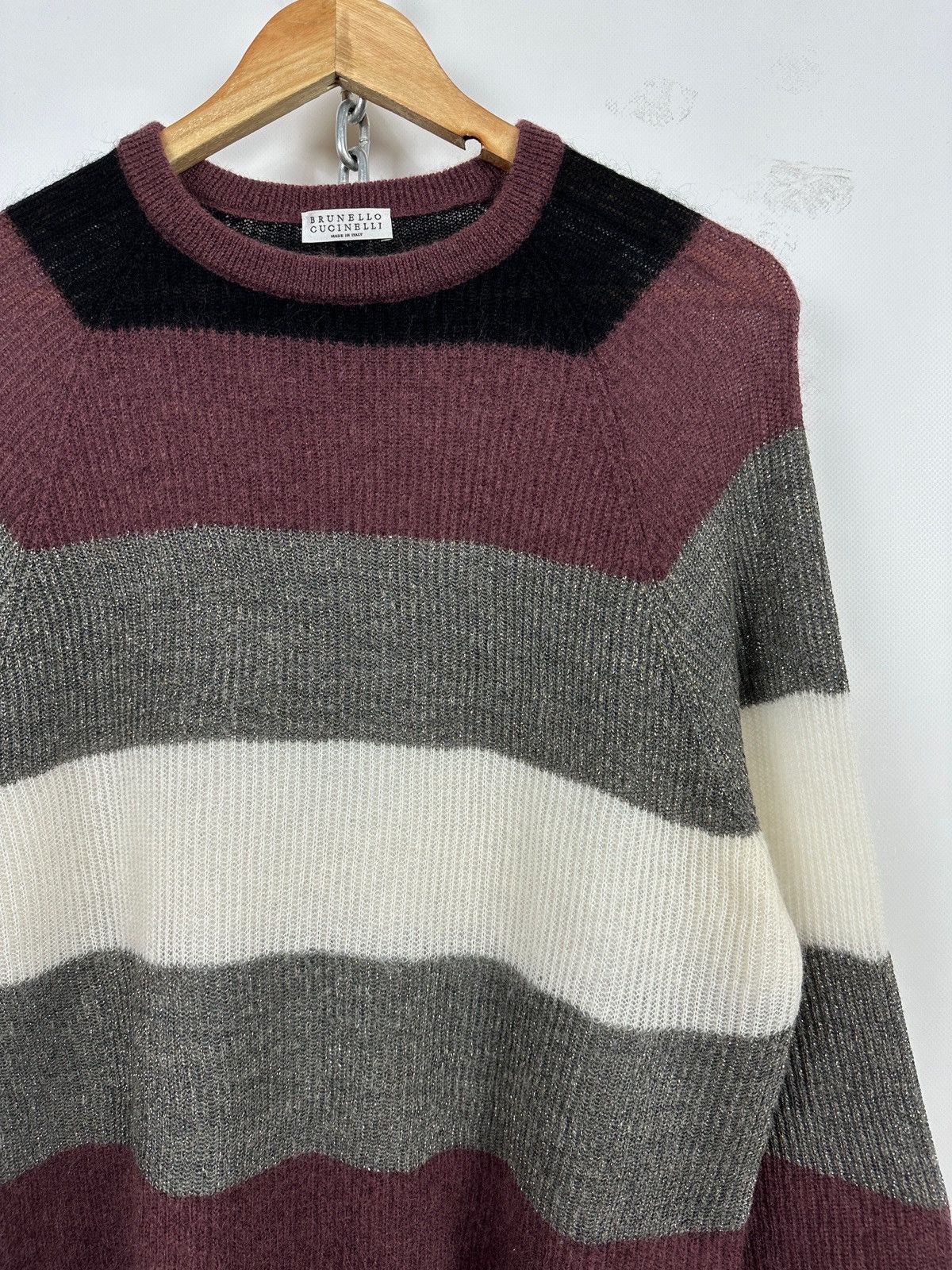 Brunello Cucinelli Brunello Cucinelli Mohair / Wool Sweater Size S / US 4 / IT 40 - 6 Thumbnail
