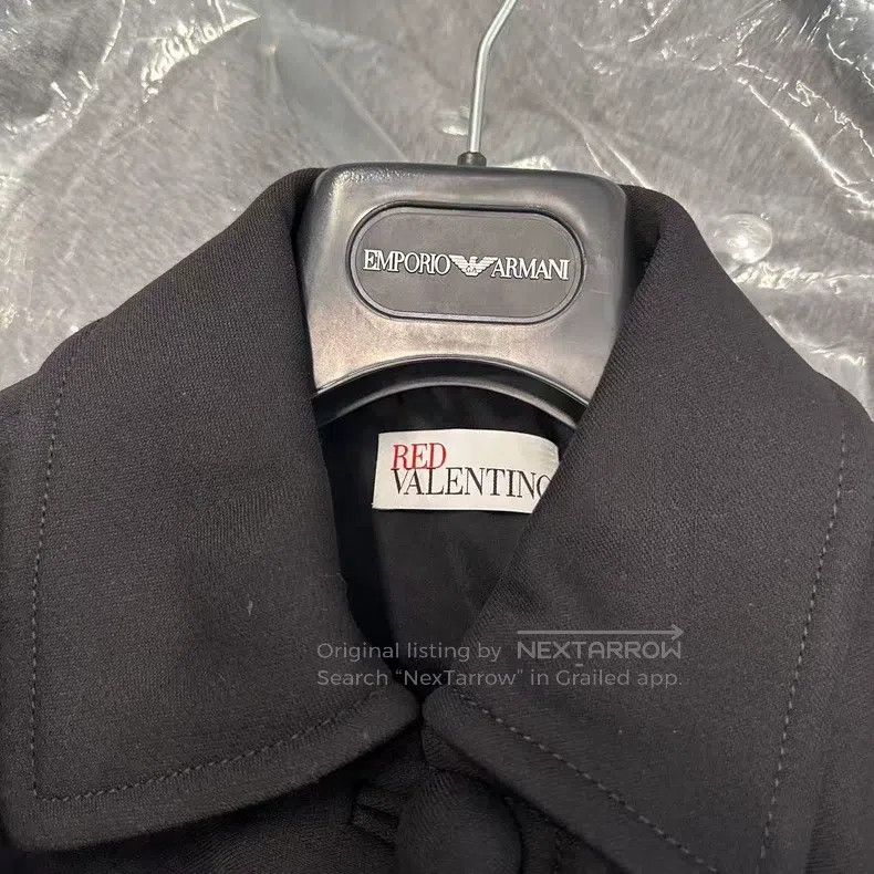 Valentino Valentino Fur sleeves patched wool top Size S / US 4 / IT 40 - 8 Thumbnail
