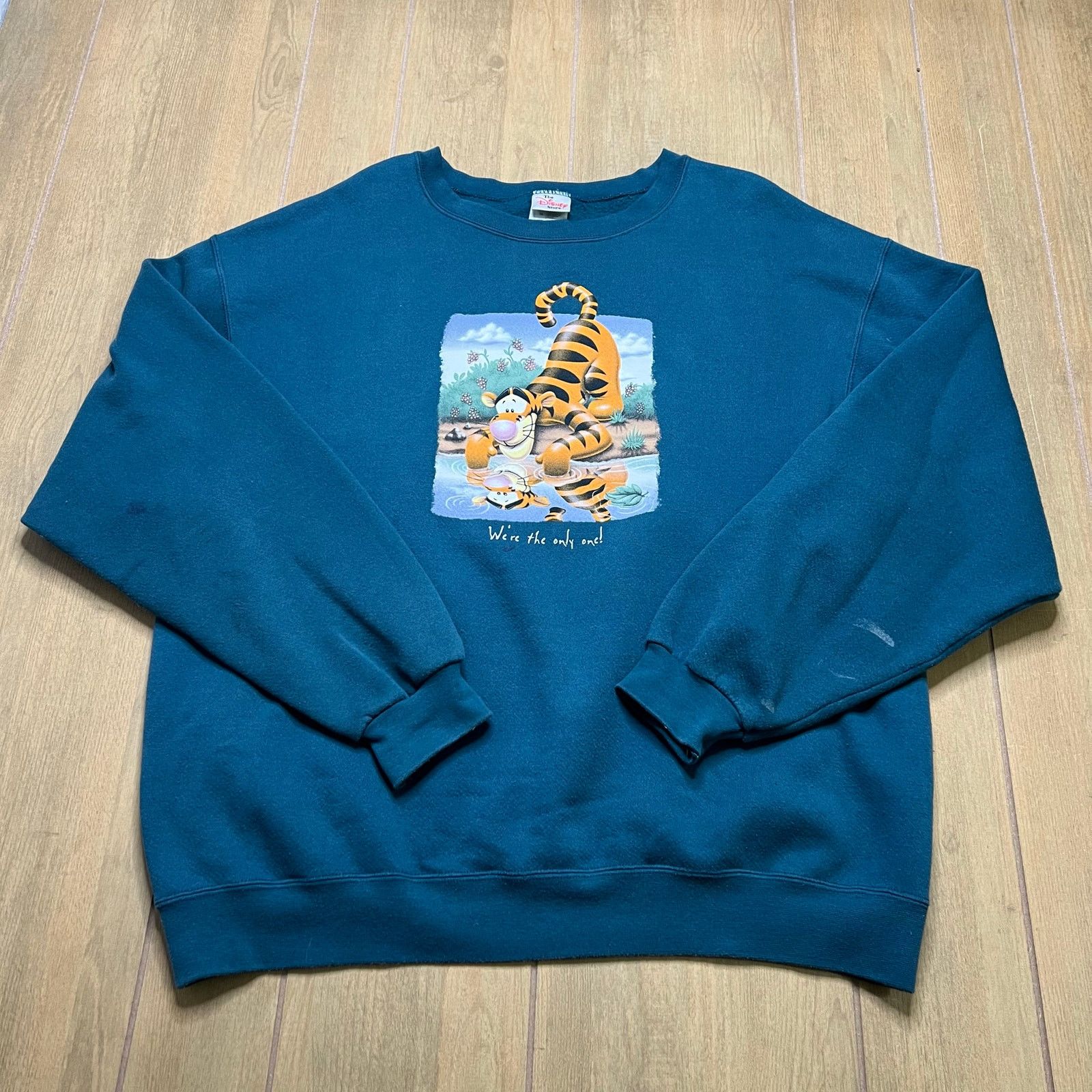 Disney Vintage Tigger Crewneck Sweatshirt The Disney Store Sz XL Size US XL / EU 56 / 4 - 6 Thumbnail
