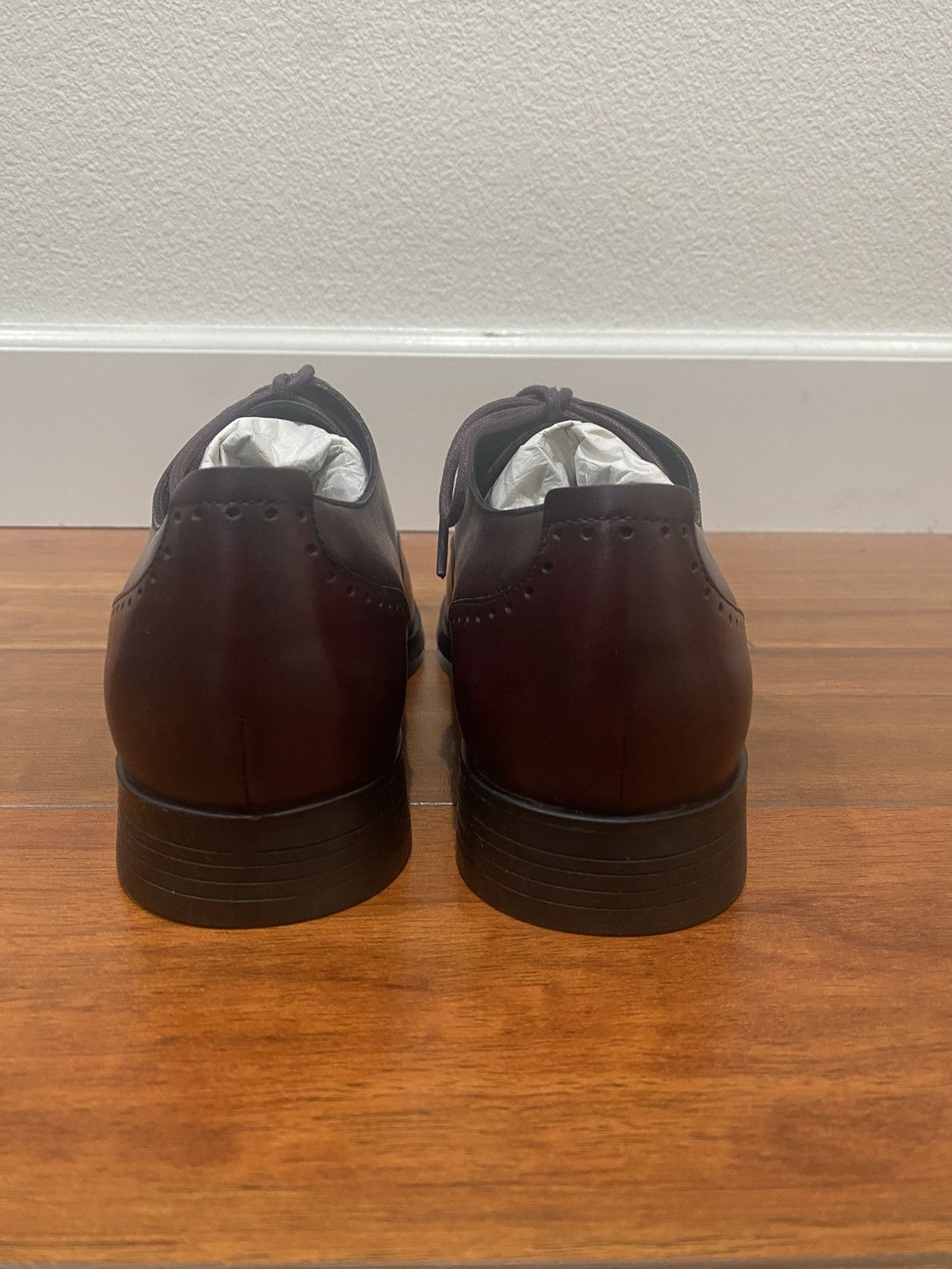 Cole Haan Cole Haan - Cap Toe Oxford - Cordovan - US 9.5 Size US 9.5 / EU 42-43 - 5 Thumbnail