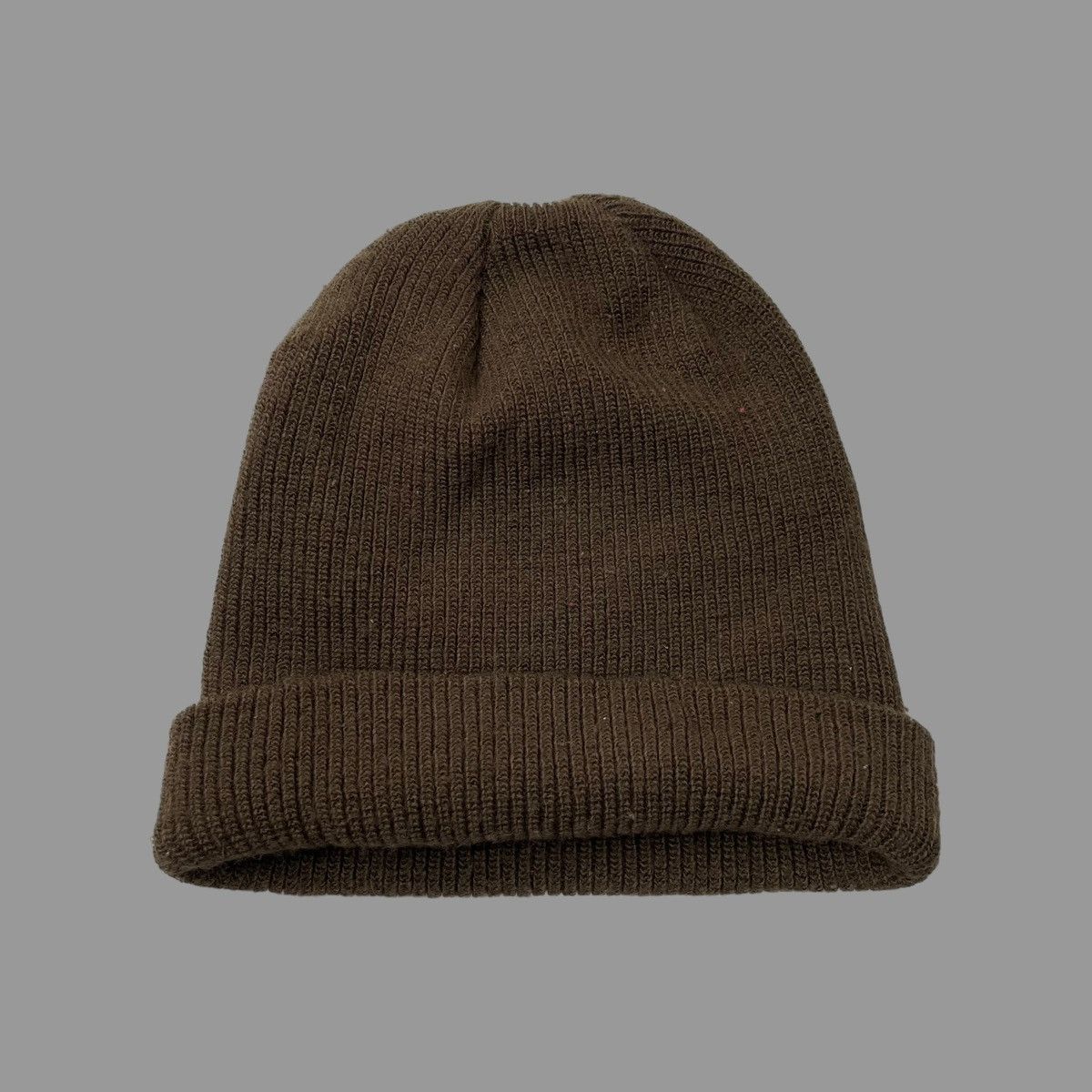 Vintage Vintage 90s blank neutral beanie Size ONE SIZE - 1 Thumbnail