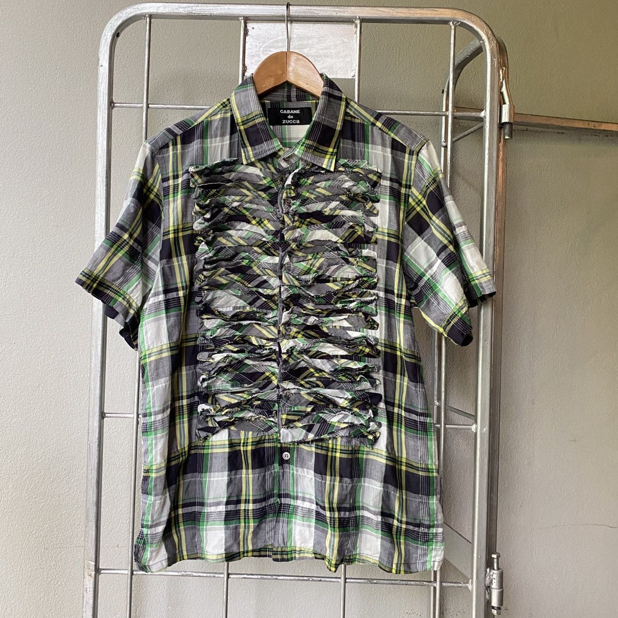 Zucca CABANE de zucca Twisted Plaid Lattice Shirt Size US S / EU 44-46 / 1 - 15 Thumbnail
