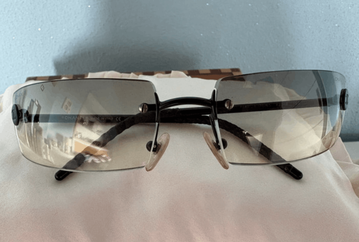 Chanel Сhanel Sunglasses Logo Rimless Sport Vintage 90s Pop EX0249 Size ONE SIZE - 1 Thumbnail