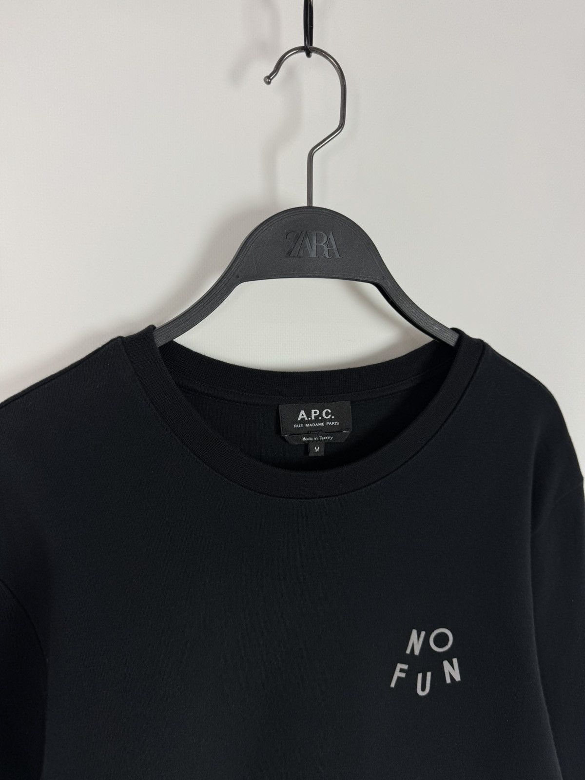 A.P.C. A.P.C. No Fun Sweatshirt Size US M / EU 48-50 / 2 - 4 Thumbnail