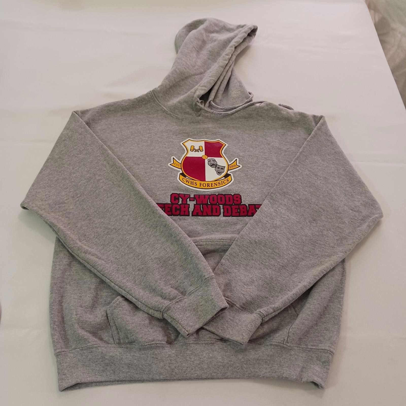 Gildan Gildan Heavy CWHS FORENSICS Men M Gray Hoodie Sweatshirt Size US M / EU 48-50 / 2 - 1 Thumbnail