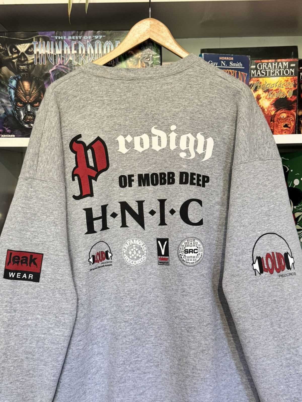 Rap Tees Vintage 2000 Mobb Deep Prodigy H.N.I.C Rap Band Sweatshirt Size US XXL / EU 58 / 5 - 6 Thumbnail