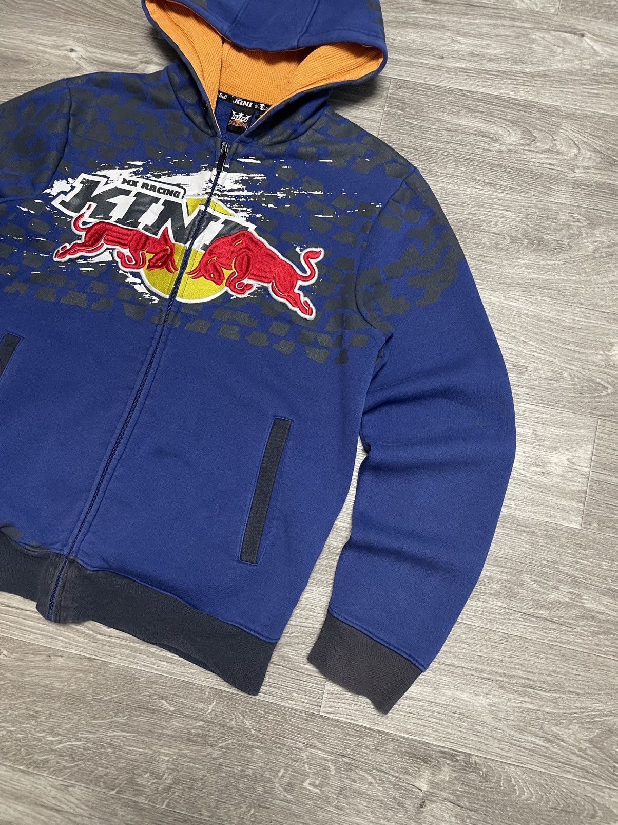 Red Bull Vintage Red Bull Kini Big Embroidered Logo Racing Zip Hoodie Size US S / EU 44-46 / 1 - 5 Thumbnail