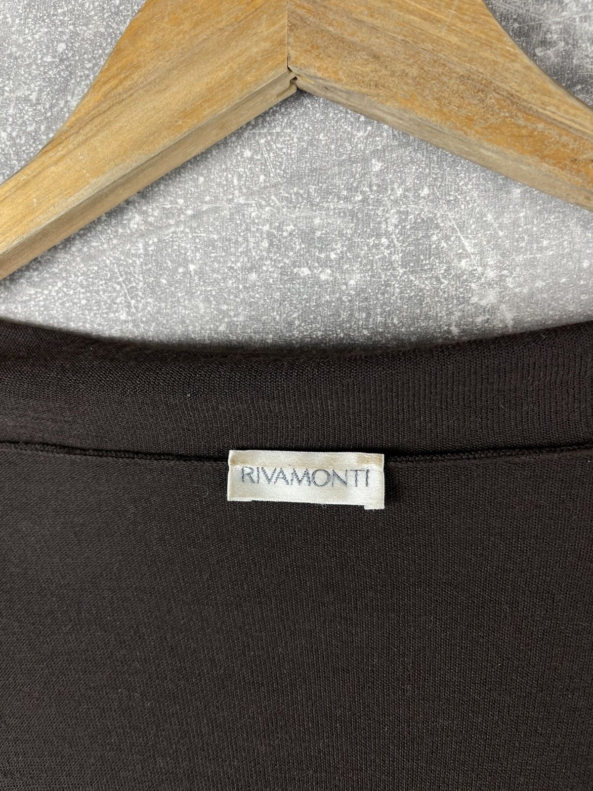 Other Rivamonti Wool Wrap-Front Knit Dress Long Cardigan Brown Size XL / US 12-14 / IT 48-50 - 9 Thumbnail