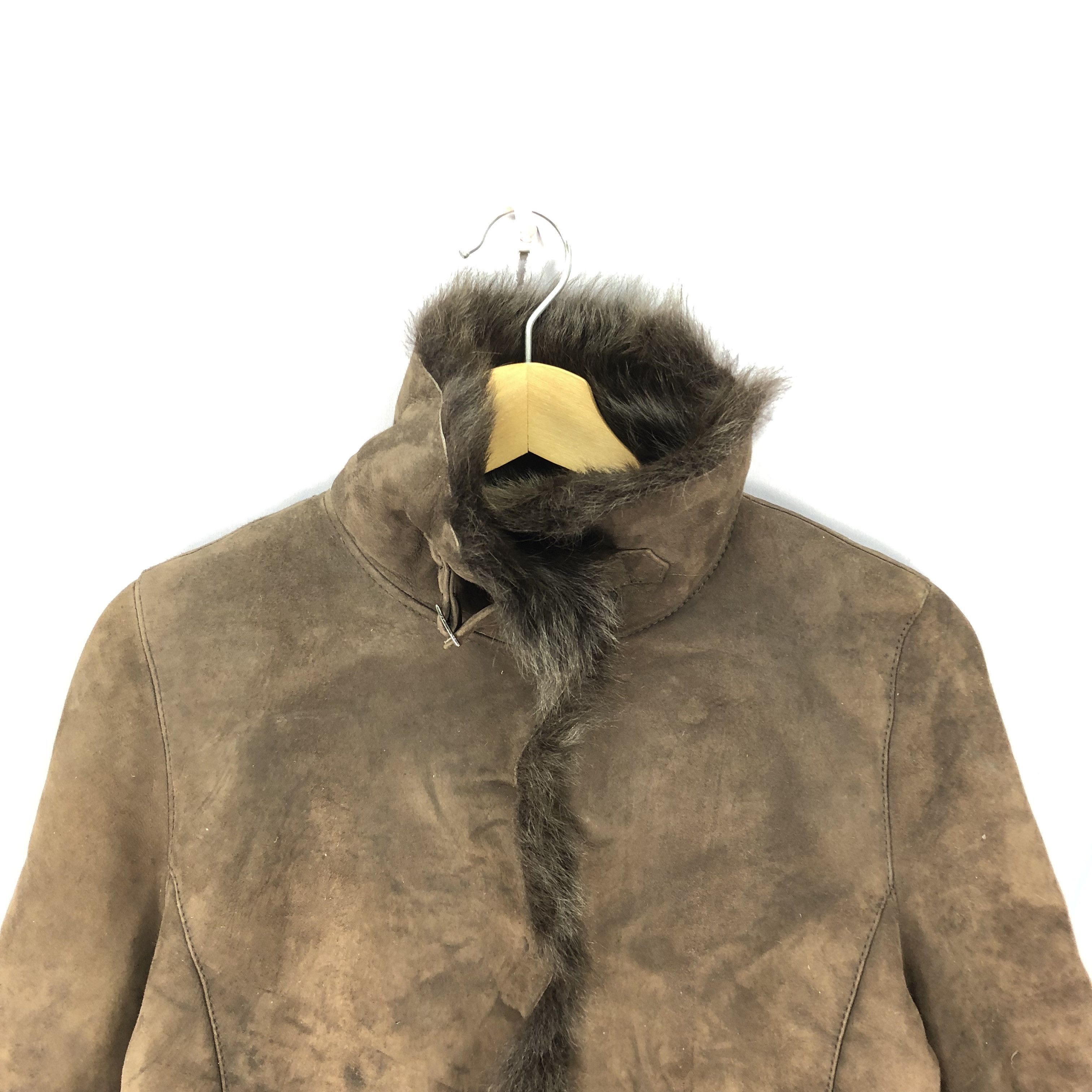 If Six Was Nine × Japanese Brand × Vintage Vintage 90s Japanese Suede Mink Fur Jacket Size XS / US 0-2 / IT 36-38 - 2 Thumbnail
