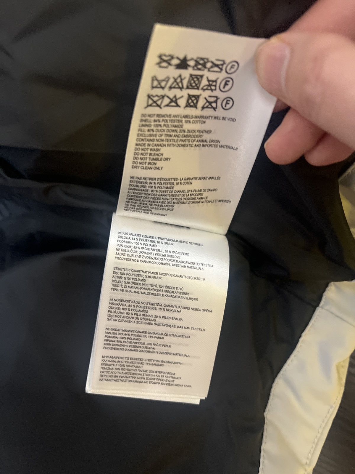 Canada goose Grandview Cropped Jacket Black Label size xl - Main Image