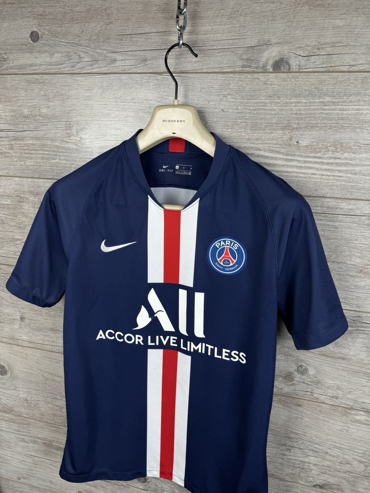 Nike NIKE PSG PARIS SOCCER JERSEY Y2K DRILL STYLE SIZE M Size US M / EU 48-50 / 2 - 4 Thumbnail