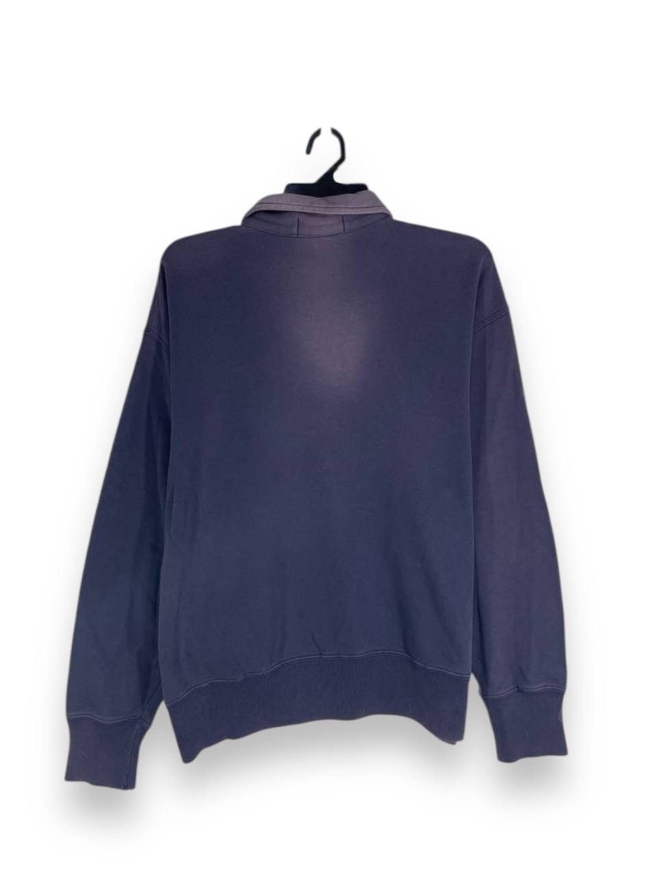 Polo Ralph Lauren Vintage polo half zip collar distressed sun faded sweatshirt Size US M / EU 48-50 / 2 - 6 Thumbnail