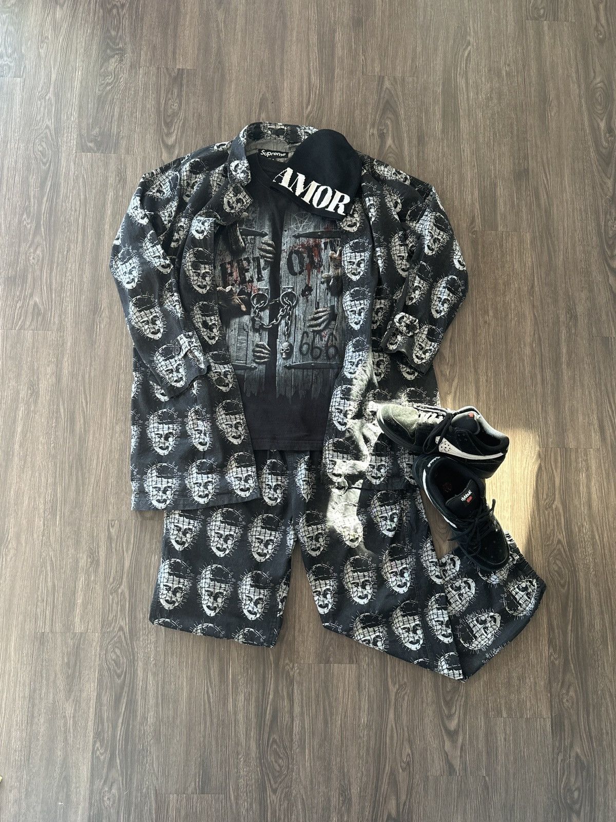 Vintage Zombie Biker t-shirt Size US XXL / EU 58 / 5 - 5 Thumbnail