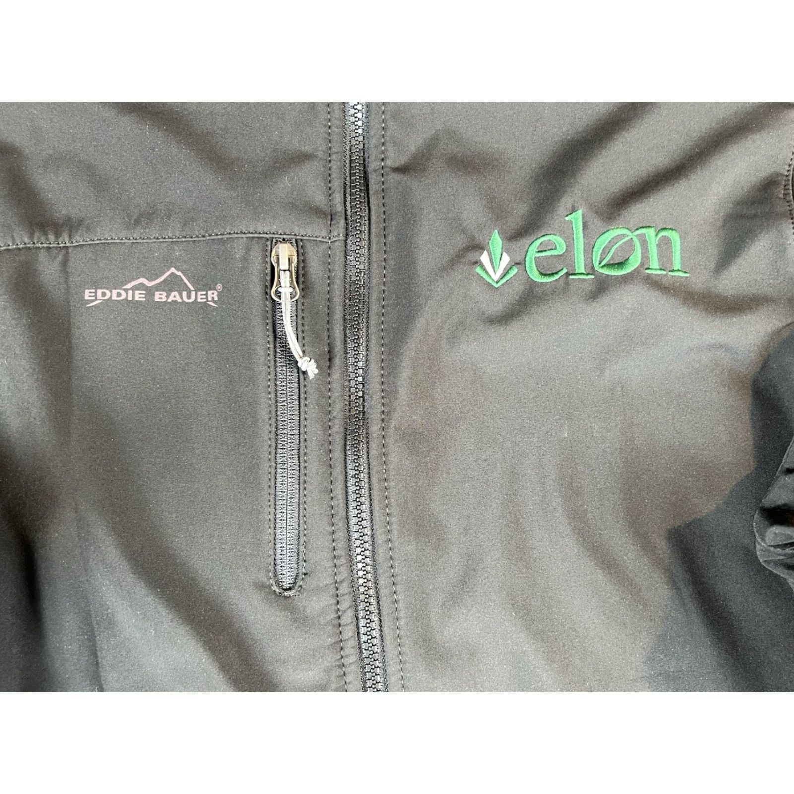 Eddie Bauer Eddie Bauer Elon Jacket Mens L Black Soft Shell Full Zip Windbreaker Size US L / EU 52-54 / 3 - 6 Thumbnail