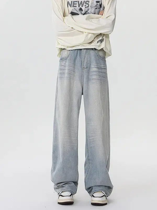 Japanese Brand Retro loose ripped micro flared jeans Size US 32 / EU 48 - 1 Thumbnail