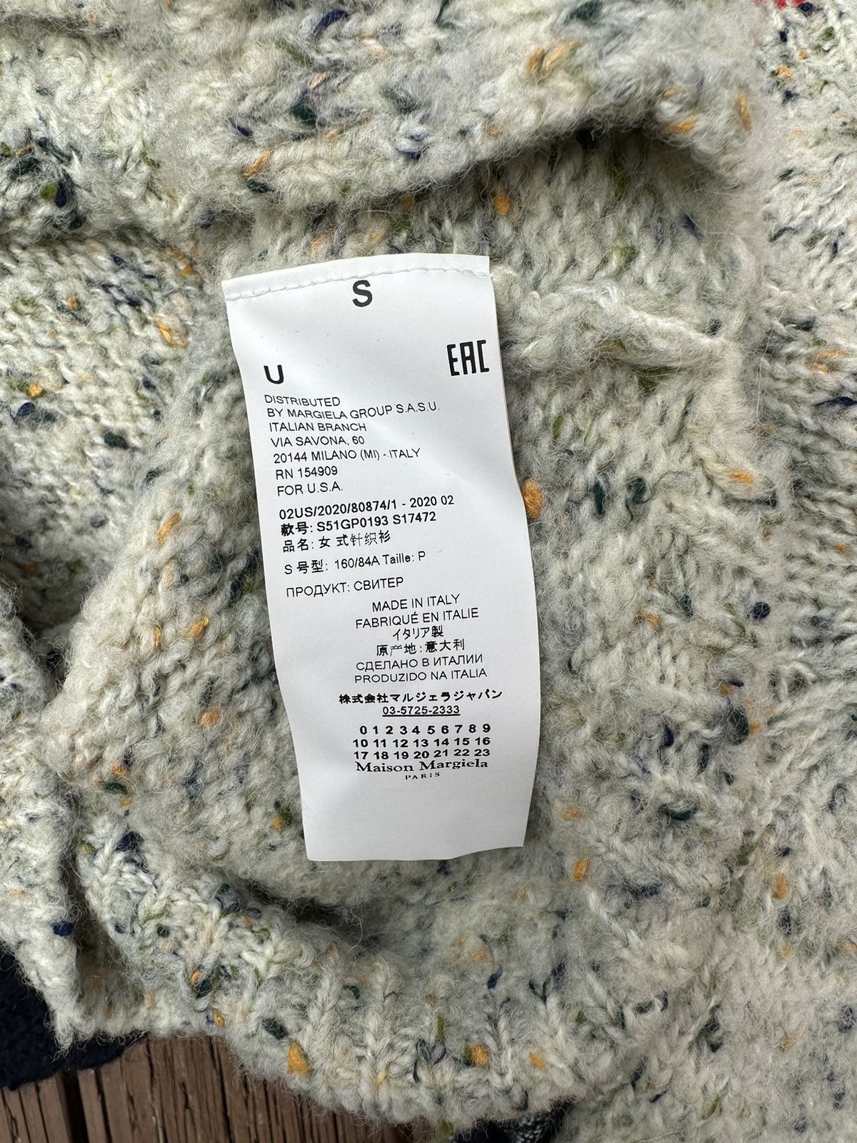 Maison Margiela RARE GRAIL Maison Margiela raw stitched sweater Size US M / EU 48-50 / 2 - 8 Thumbnail