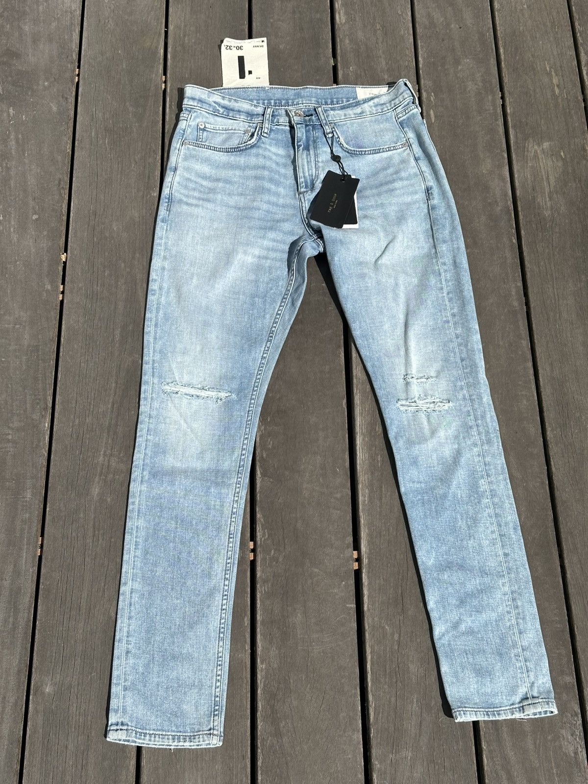 Rag & Bone Rag & Bone Fit 1 Aero Stretch Denim Size US 30 / EU 46 - 1 Thumbnail