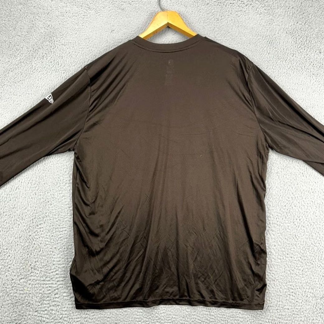 New Era Cleveland Browns NFL T-Shirt Adult XL Brown Orange Long Sleeve Tee Mens New Era Size US XL / EU 56 / 4 - 2 Thumbnail