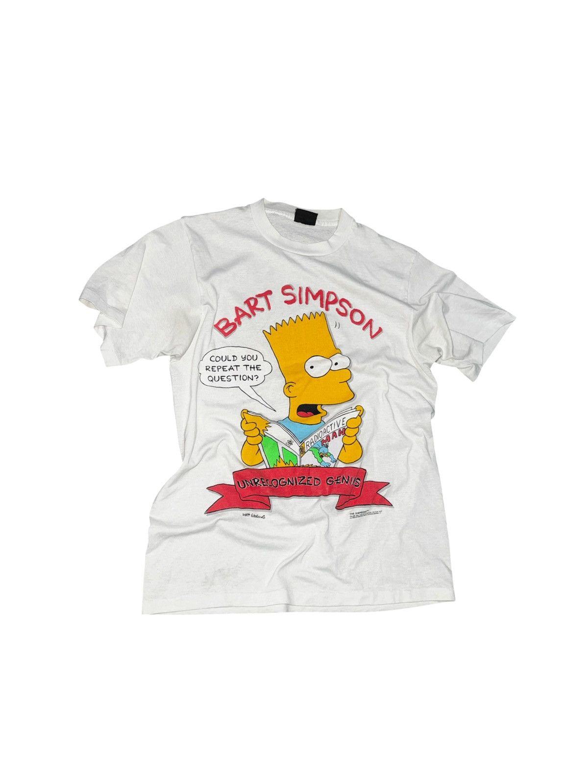 Vintage Vintage 1989 the simpsons Bart radioactiveman Size US L / EU 52-54 / 3 - 1 Thumbnail