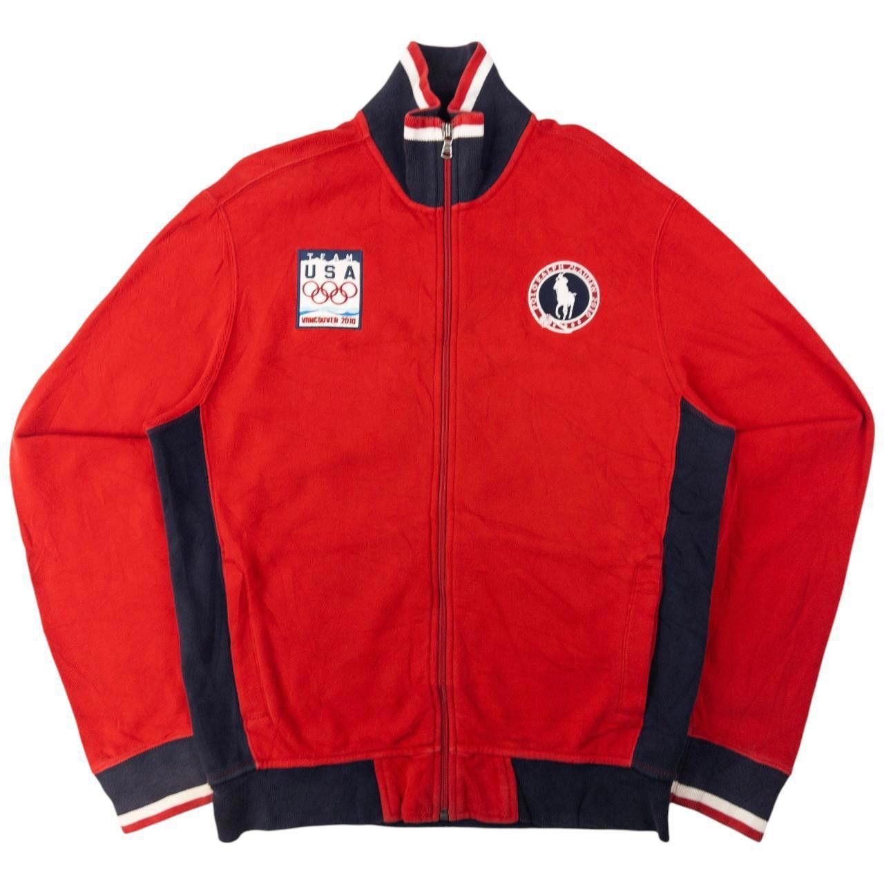 Vintage Polo Ralph Lauren USA 2010 Zip Up Sweatshirt Size S