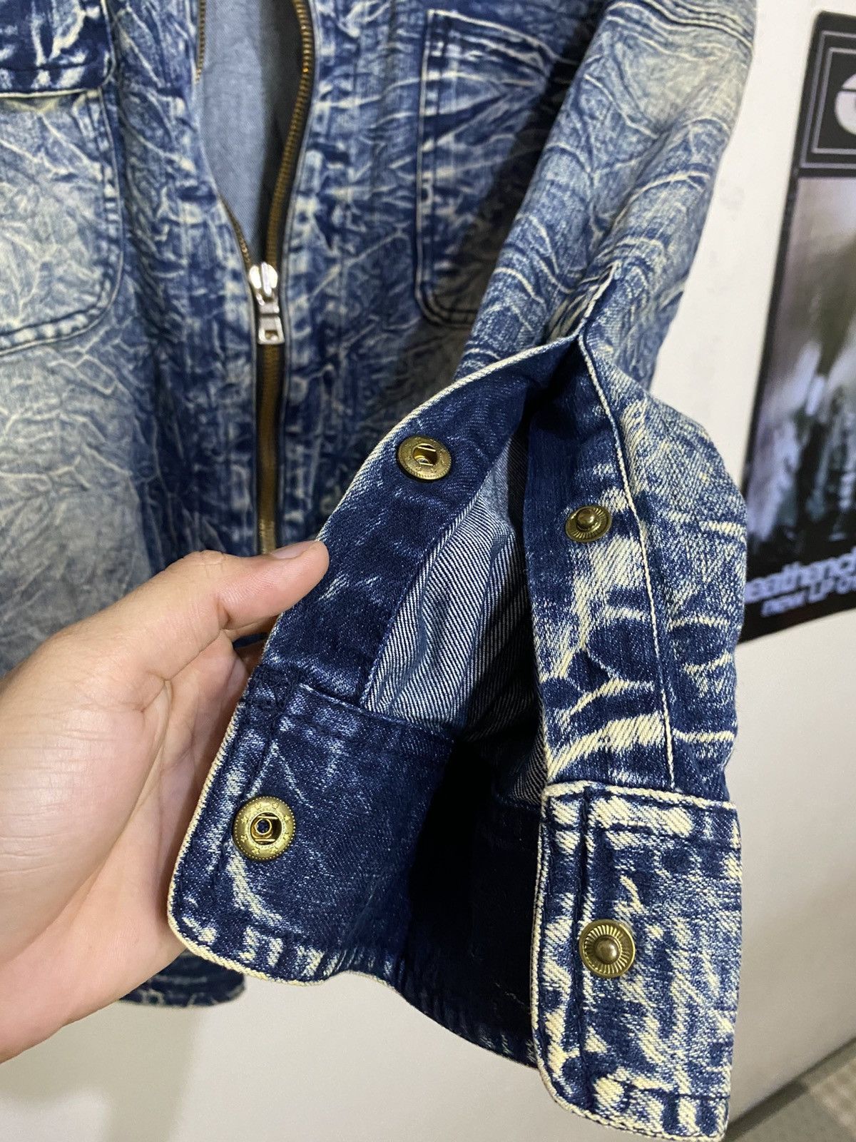 Homme + Femme La × If Six Was Nine × Japanese Brand Homme + Femme Zipper Jean Jacket If Six Was Nine Style Size US M / EU 48-50 / 2 - 10 Thumbnail
