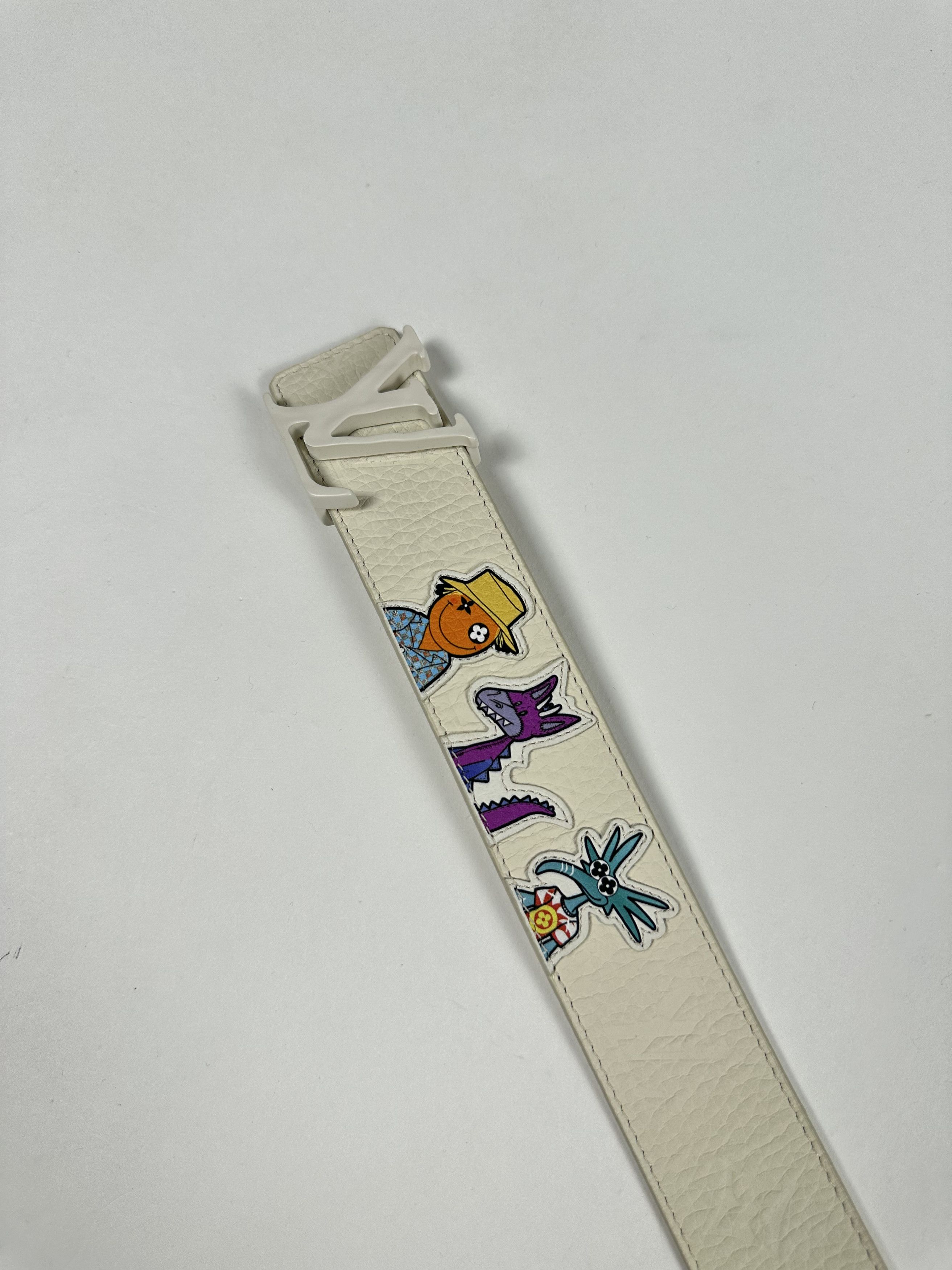 Louis Vuitton Virgil LV White Belt Size ONE SIZE - 5 Thumbnail