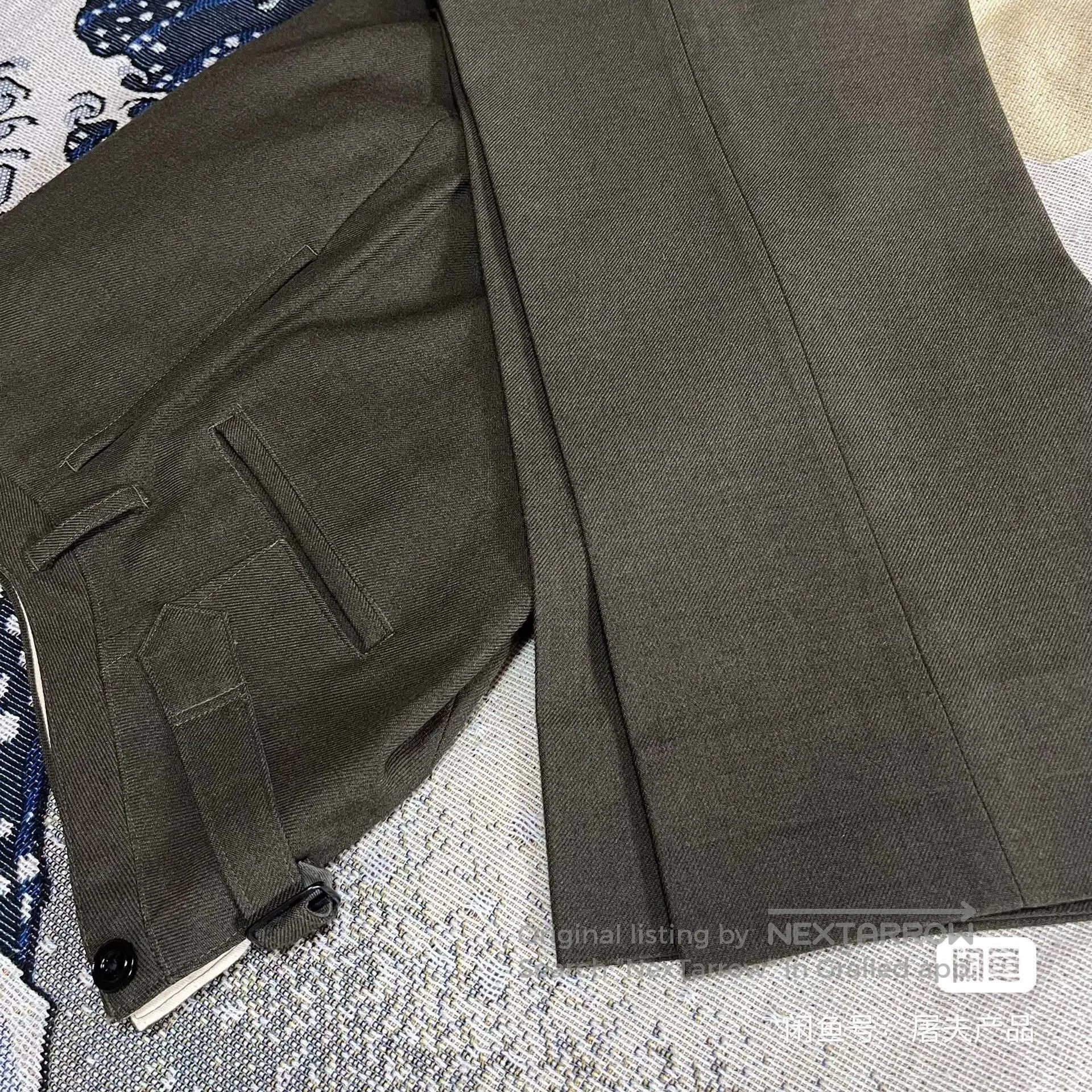At Last & Co at last&co Wool Military Pants. Size US 32 / EU 48 - 6 Thumbnail