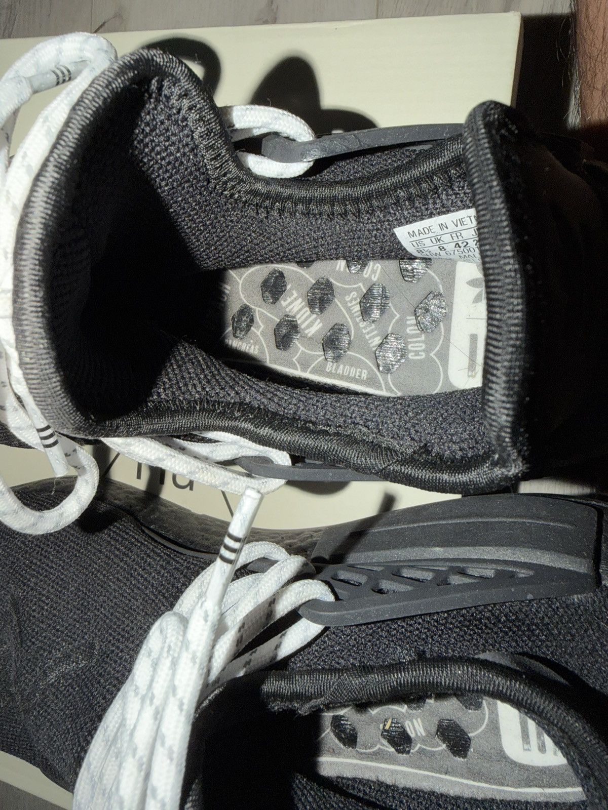 Adidas × Pharrell Adidas x Pharrell NMD Human Race Black Size US 8.5 / EU 41-42 - 7 Thumbnail